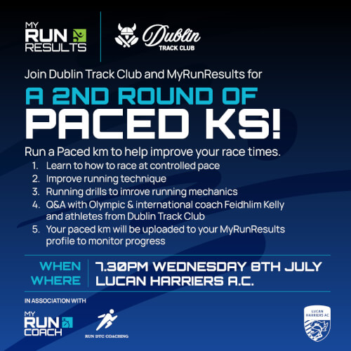 Paced Ks with Dublin Track Club